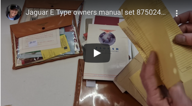 New video about owners manual sets